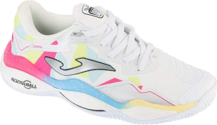 Joma Smash Lady 25 TSMALW Vrouwen Wit buty do padla