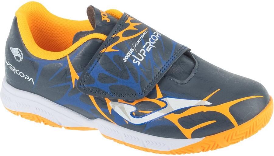 Joma Super Copa Jr 25 SCJW INV voor een jongen Marineblauw Indoorschoenen