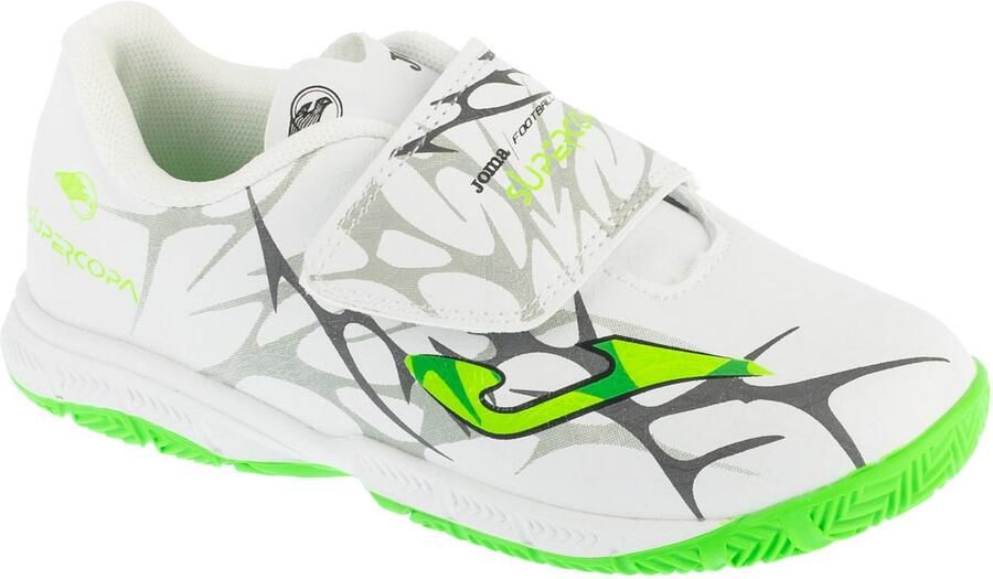Joma Super Copa Jr 25 SCJW INV voor een Wit Indoorschoenen
