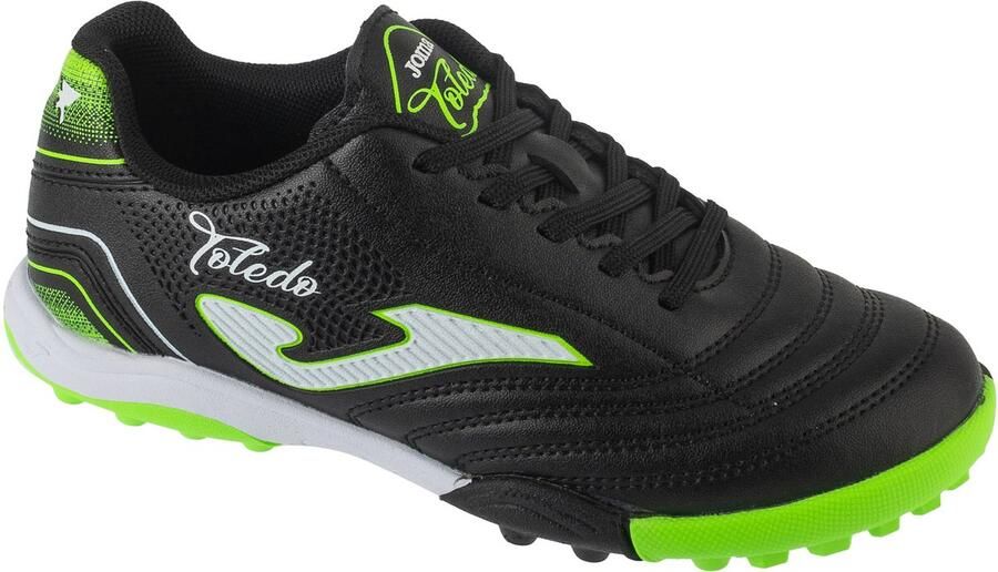 Joma Toledo Turf Junioren Voetbalschoenen Zwart 1 2 Kinderen