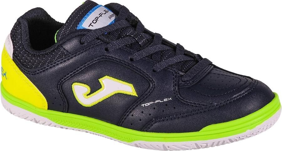 Joma Top Flex Jr 24 TPJS IN voor een jongen Marineblauw Indoorschoenen
