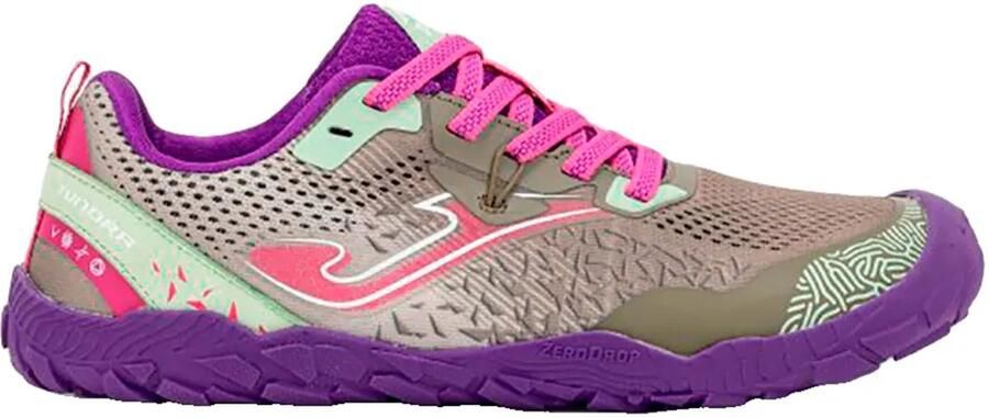Joma Tundra 2624 Barefoot Trailschoenen Grijs Paars Kinderen