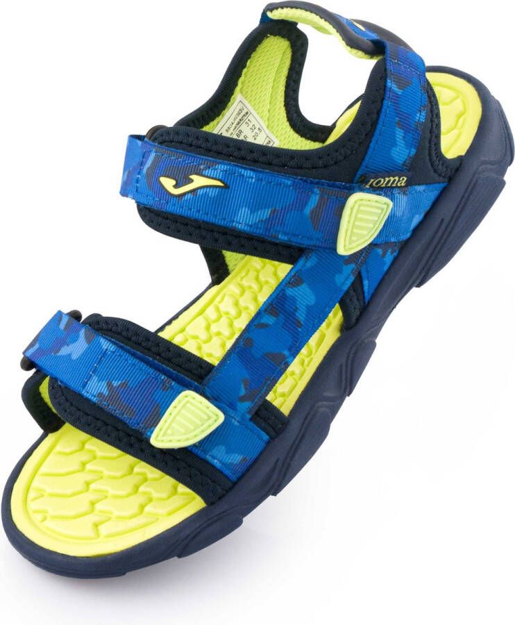 Joma Kindersandalen boat navy-royal 30: comfort & grip