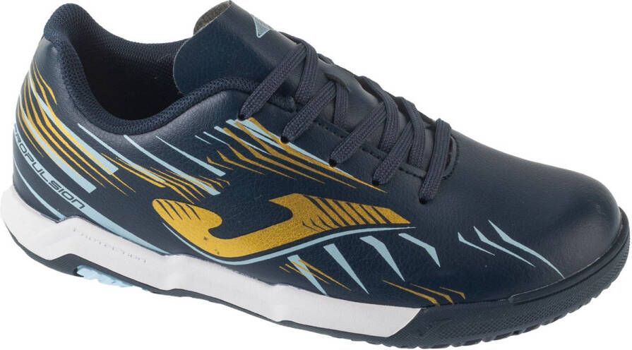Joma Propulsion Jr 25 PRJW IN voor een jongen Marineblauw Indoorschoenen
