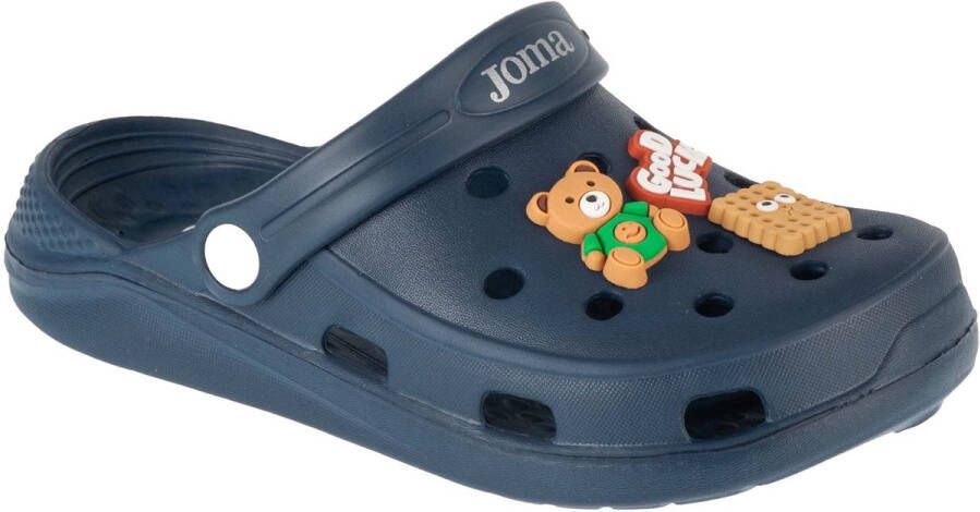 Joma S.Froc Jr 25 SFROCJS voor een jongen Marineblauw Slippers