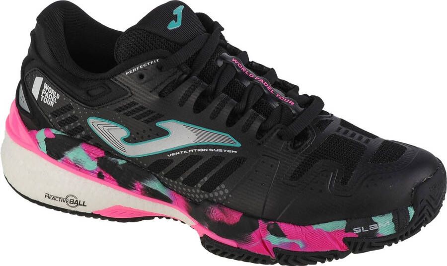Joma Slam Lady 2201 TSLALW2201P Vrouwen Zwart Tennisschoenen