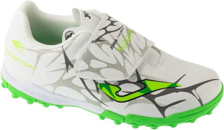 Joma Super Copa Jr 25 SCJW TF voor een jongen Wit Voetbalschoenen