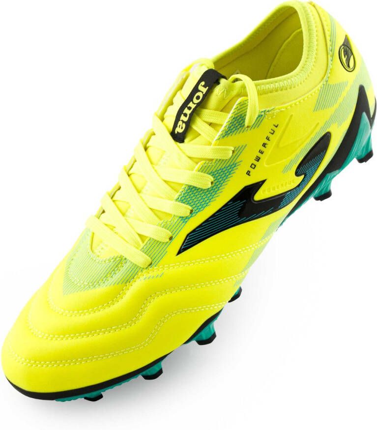 Joma Voetballaarzen krachtige 2411 citroen fluor turq firma grond geel