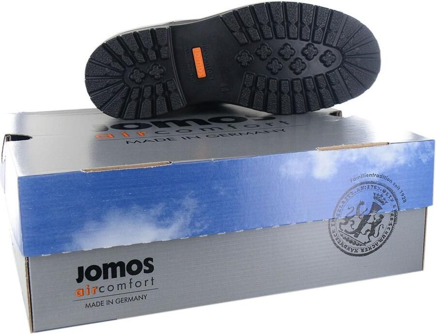 Jomos Alpina Heren Winter Laarzen Boots Schoenen Gevoerd met lamsvel in leer Zwart - Foto 2