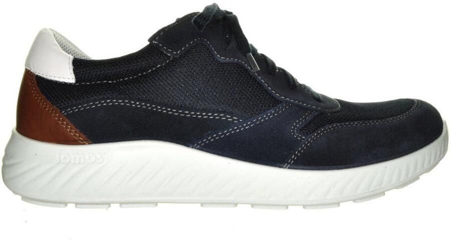 Jomos Veterschoen met moderne zool Donkerblauw