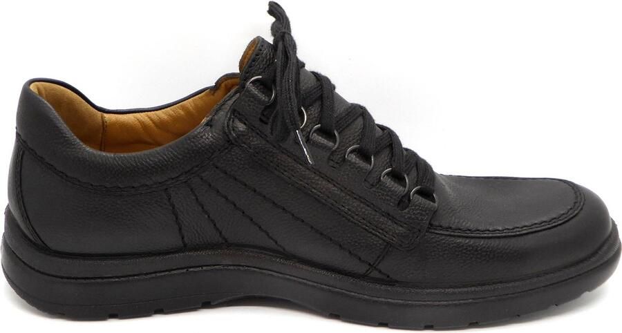 Jomos Schoenen Heren Leder Molier 464211 Zwart - Foto 4
