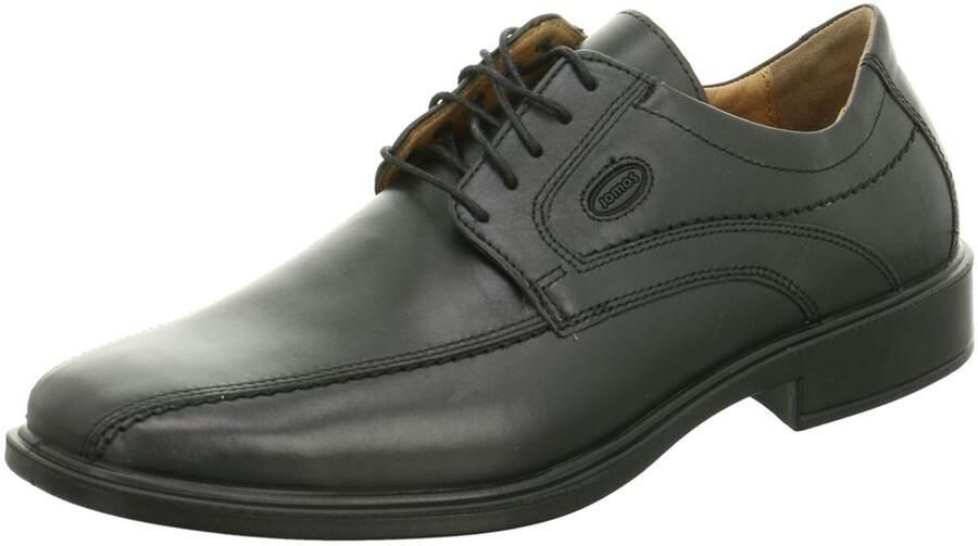 Jomos Veterschoenen in zwart leer