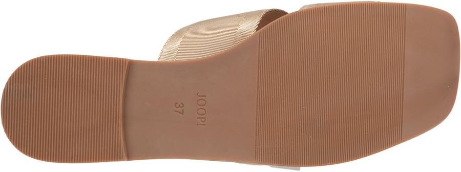 Joop! Slippers met labelprint model 'nastro merle'
