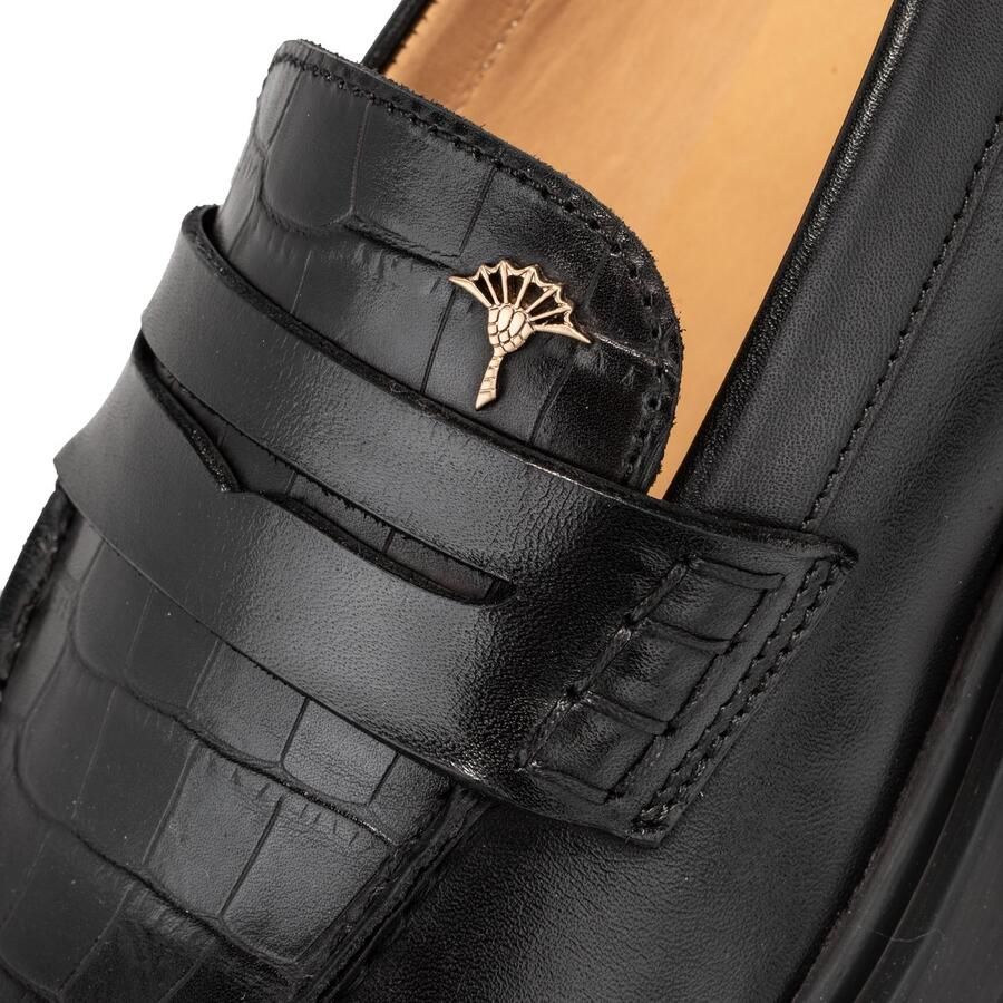 Joop! Loafers Coccodrillo Misto Mia Slip On Ld in zwart