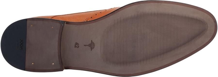 JOOP! SHOES Veterschoenen van leer met siernaden model 'pero kleitos'