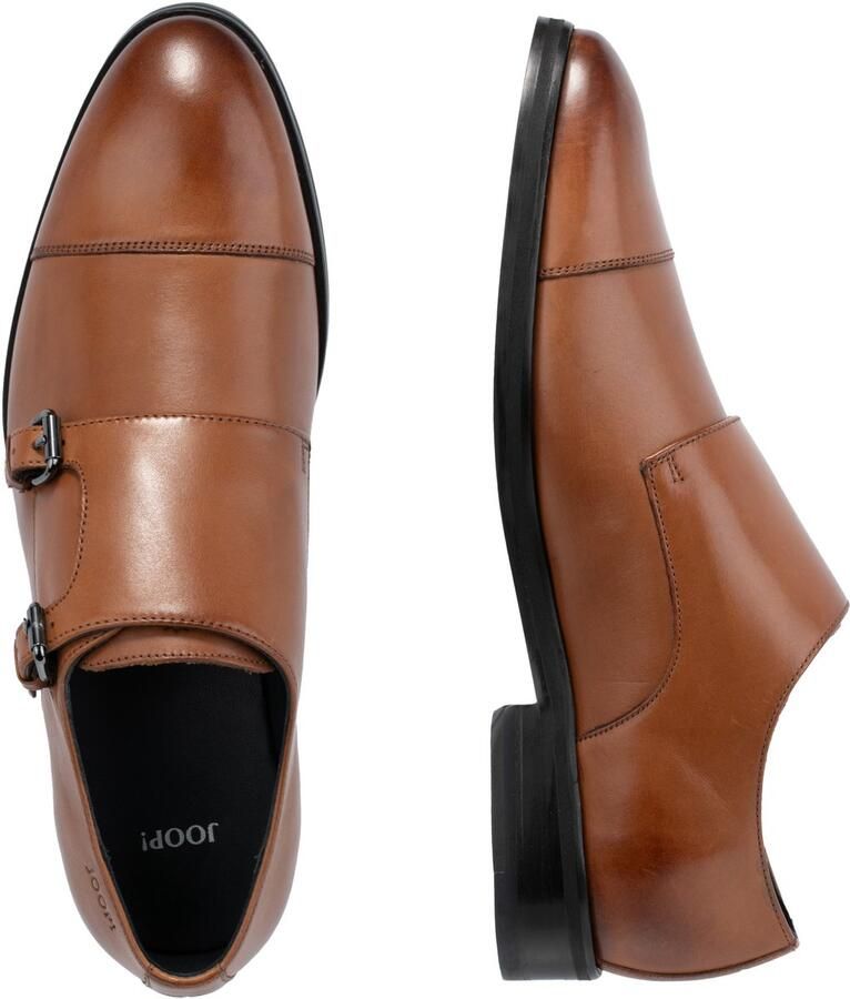 Joop! Instappers Pero kleitos monk lace up mc2 Business schoen kostuumschoen monk met leren binnenzool
