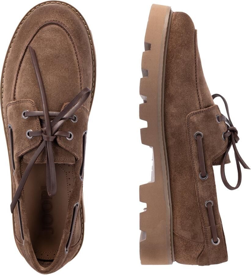 JOOP! SHOES Loafers van leer met profielzool