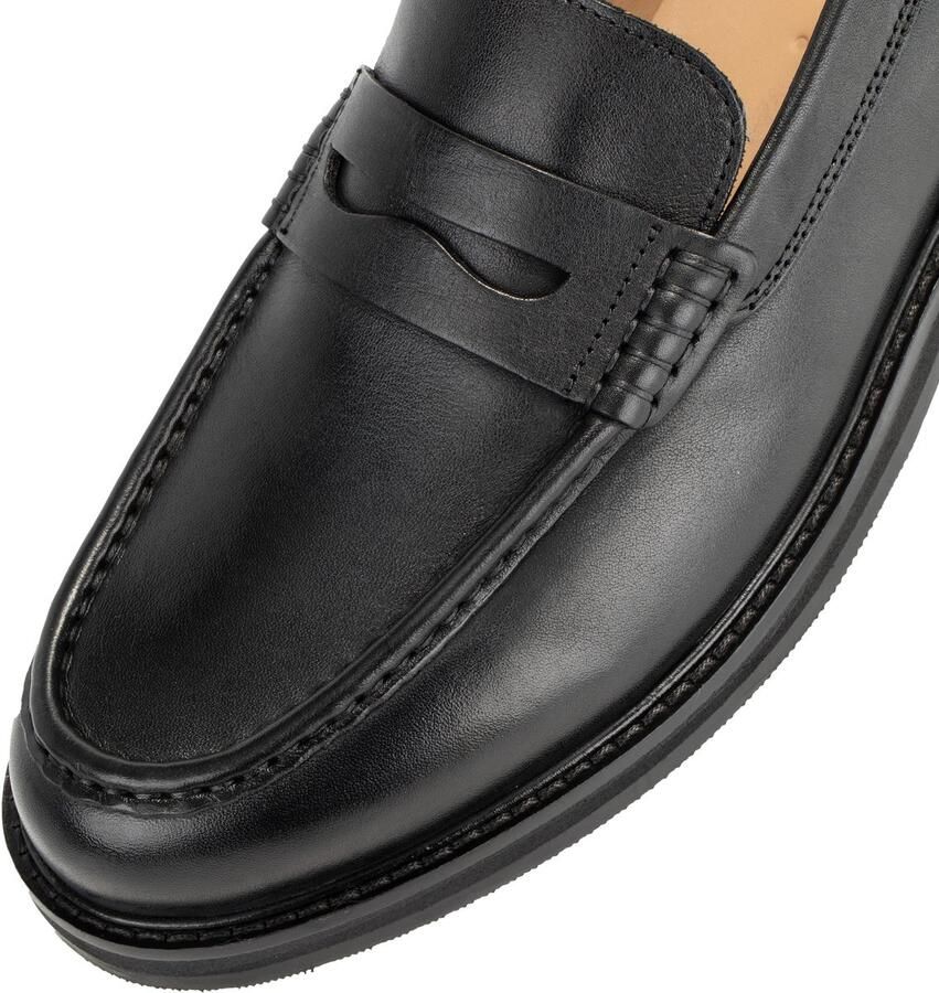 JOOP! SHOES Leren loafers met label in reliëf model 'pero archy'