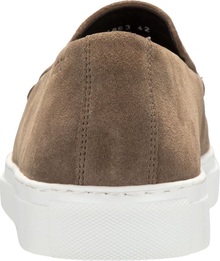 JOOP! SHOES Loafers van leer in effen design