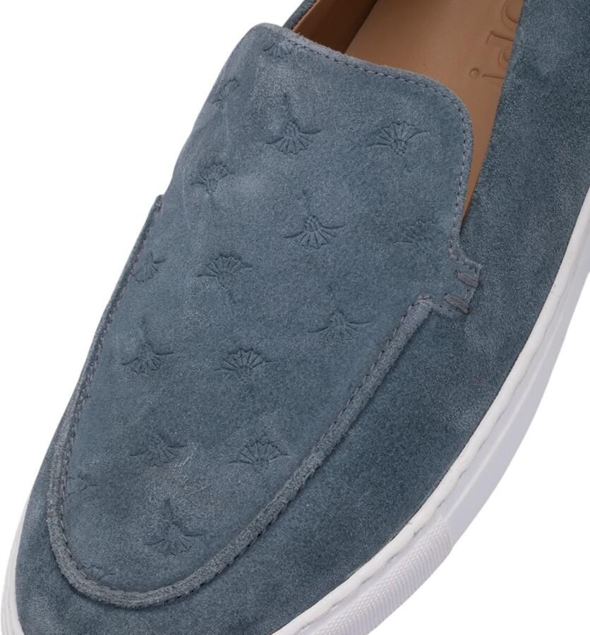 JOOP! SHOES Slip-on sneakers van leer met logomotief