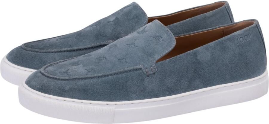 JOOP! SHOES Slip-on sneakers van leer met logomotief