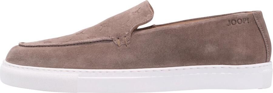 JOOP! SHOES Slip-on sneakers van leer met logomotief