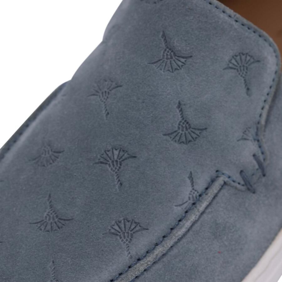 JOOP! SHOES Slip-on sneakers van leer met logomotief