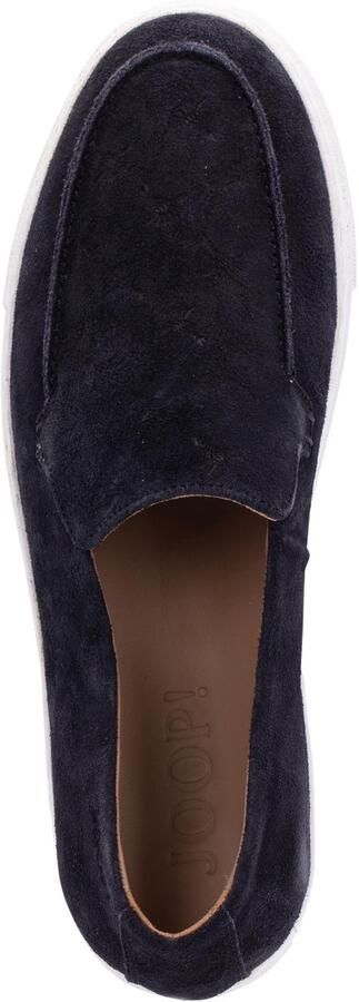 JOOP! SHOES Slip-on sneakers van leer met logomotief