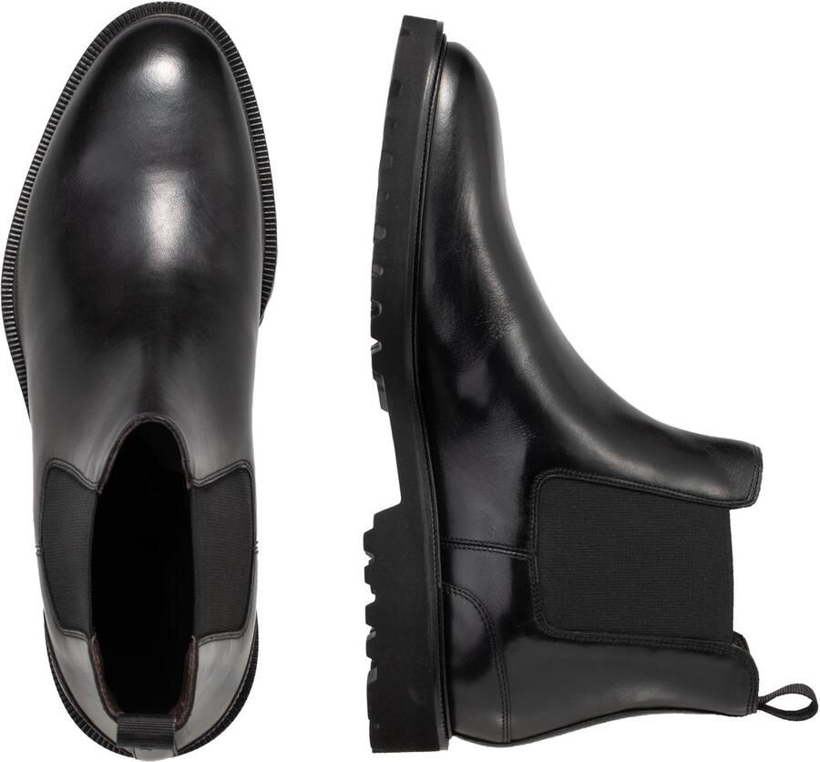 JOOP! SHOES Chelsea boots van leer met label in reliëf model 'pero danilo'