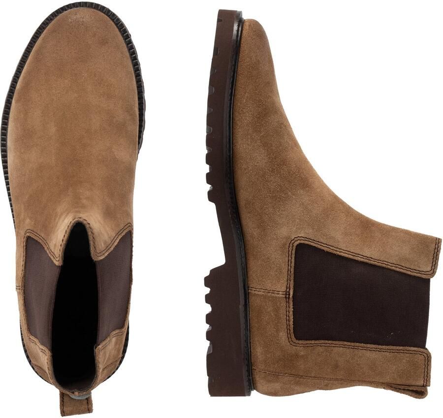 JOOP! SHOES Chelsea boots met elastische inzetten en logo in reliëf