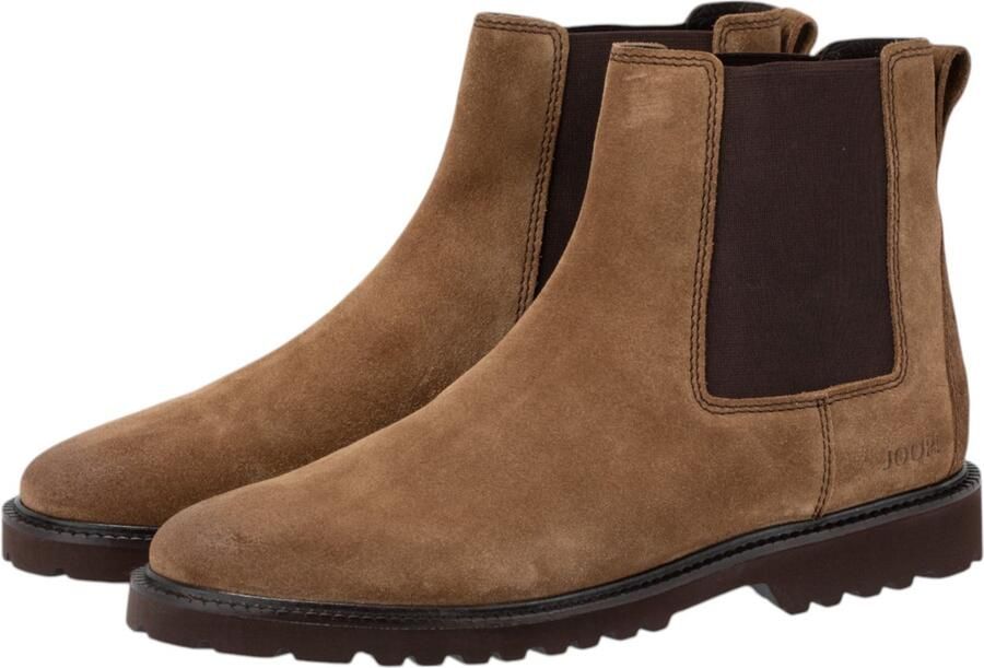 JOOP! SHOES Chelsea boots met elastische inzetten en logo in reliëf