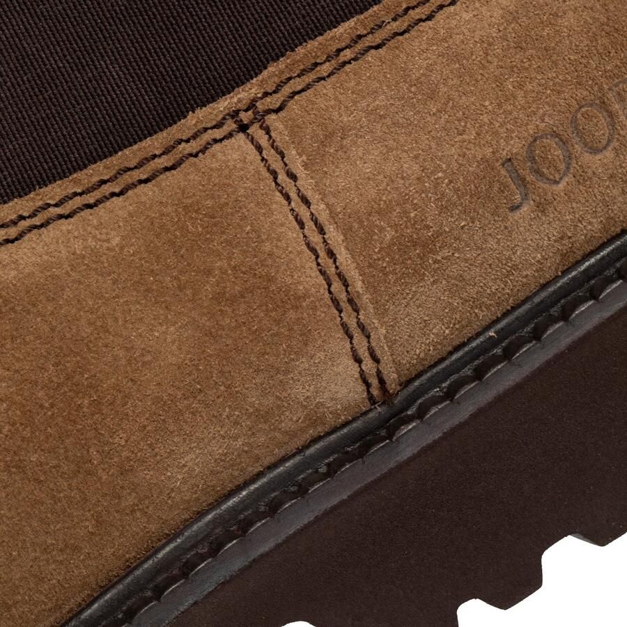 JOOP! SHOES Chelsea boots met elastische inzetten en logo in reliëf