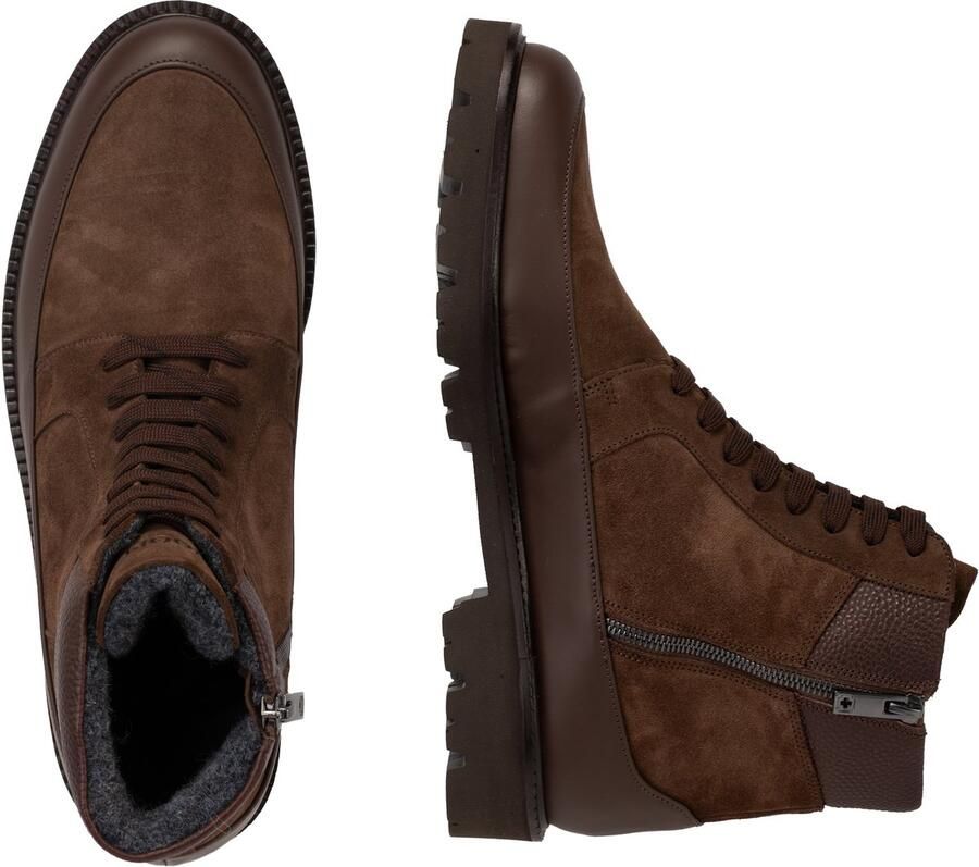 JOOP! SHOES Boots met label in reliëf model 'Velluto misto hektor'