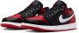 Jordan Air 1 Low Basketball Schoenen black gym red white maat: 43 beschikbare maaten:42.5 43 44.5 45 - Thumbnail 1