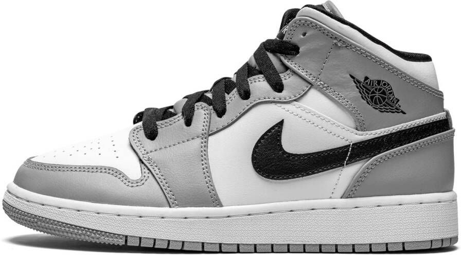 Jordan 1 Mid Light Smoke Grey (GS)