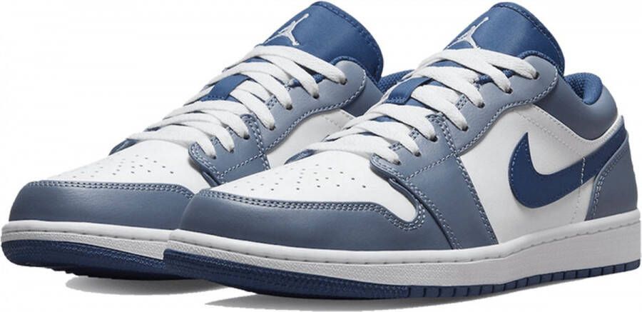 Jordan Air 1 Low Ashen Slate White Mystic Navy Schoenmaat 38 1 2 Sneakers 553558 414 - Foto 2