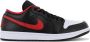 Jordan Air 1 Low Basketball Schoenen black fired red white maat: 42 beschikbare maaten:42 44.5 45 - Thumbnail 1