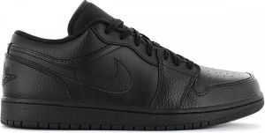 Jordan AIR 1 Low Heren Sneakers Sportschoenen Schoenen Zwart 553558 091