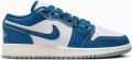 Jordan Air 1 Low Junior White Blue Grey Sail Industrial Blue White Blue Grey Sail Industrial Blue - Blauw