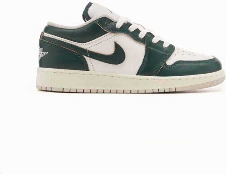 Nike Air Jordan 1 Low SE GS Oxidized Green Sneakers Kids Unisex Wit Groen
