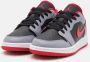 Jordan AJ 1 LO GS Black Ce t Grey White Fire Red Black Ce t Grey White Fire Red - Thumbnail 4
