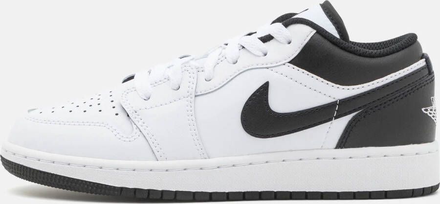 Jordan Air 1 Low White Black (GS) schoenen zwart wit