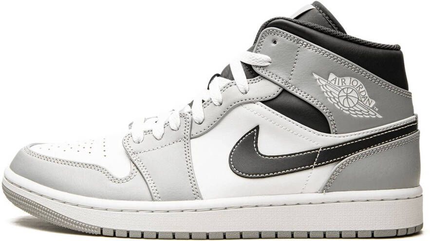 Jordan Nike Air 1 Mid(GS ) Light Smoke Grey Anthracite 554725 078 EUR - Foto 2