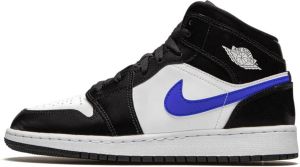 Jordan Air 1 Mid Black Racer Blue (GS)