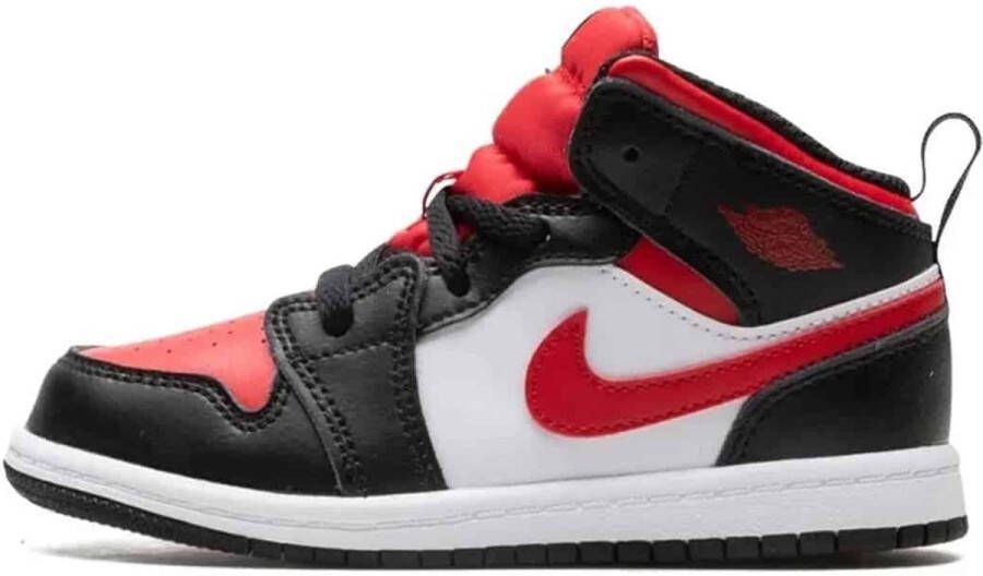 Jordan 1 Mid Schoen voor baby's peuters Zwart