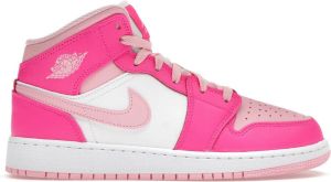 Jordan Air 1 Mid 'Fierce Pink' GS