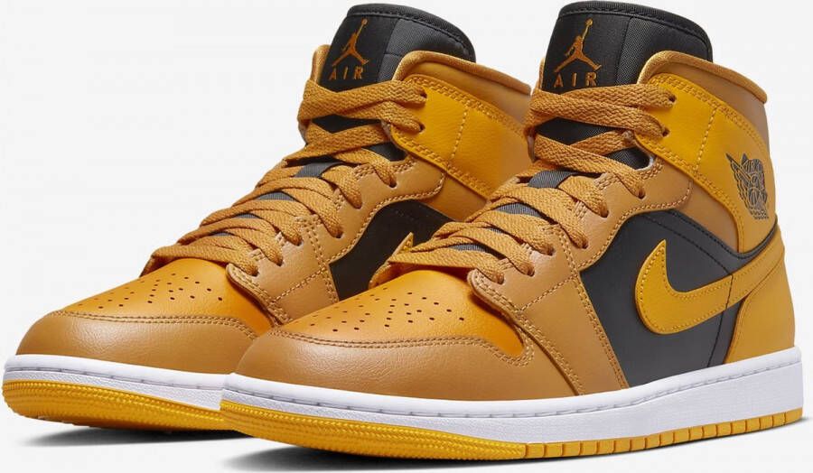 Nike Air Jordan 1 Mid Damesschoenen 44.5 Chutney Zwart Wit Taxi