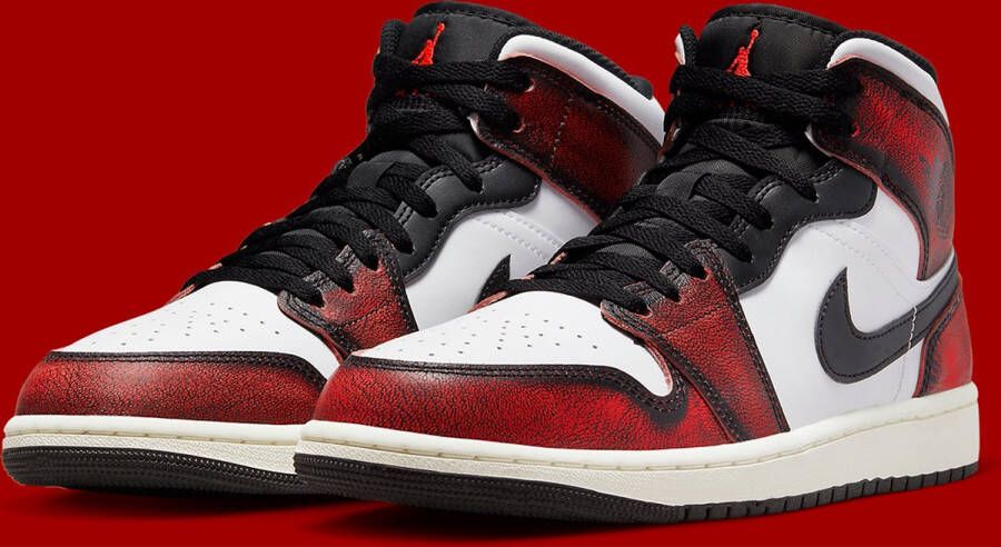 Jordan Nike Air 1 Mid SE(GS ) Wear Away Chicago FB0568 006 EUR