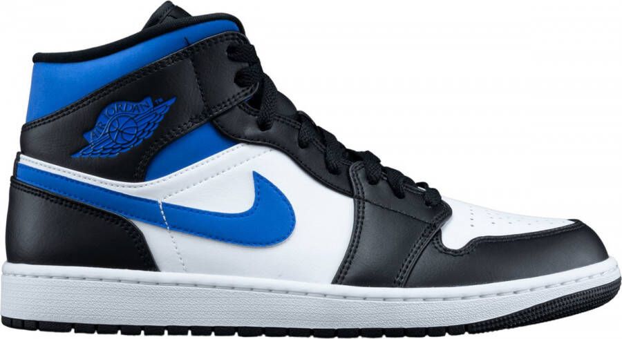 Jordan Air 1 Mid White Black Racer Blue