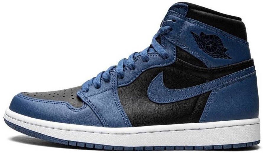 Air Jordan 1 Retro High OG 'Dark Marina Blue' 555088-404 blauw zwart wit sneakers hoog